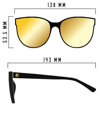 Heat Wave Carat Sunglasses | Black