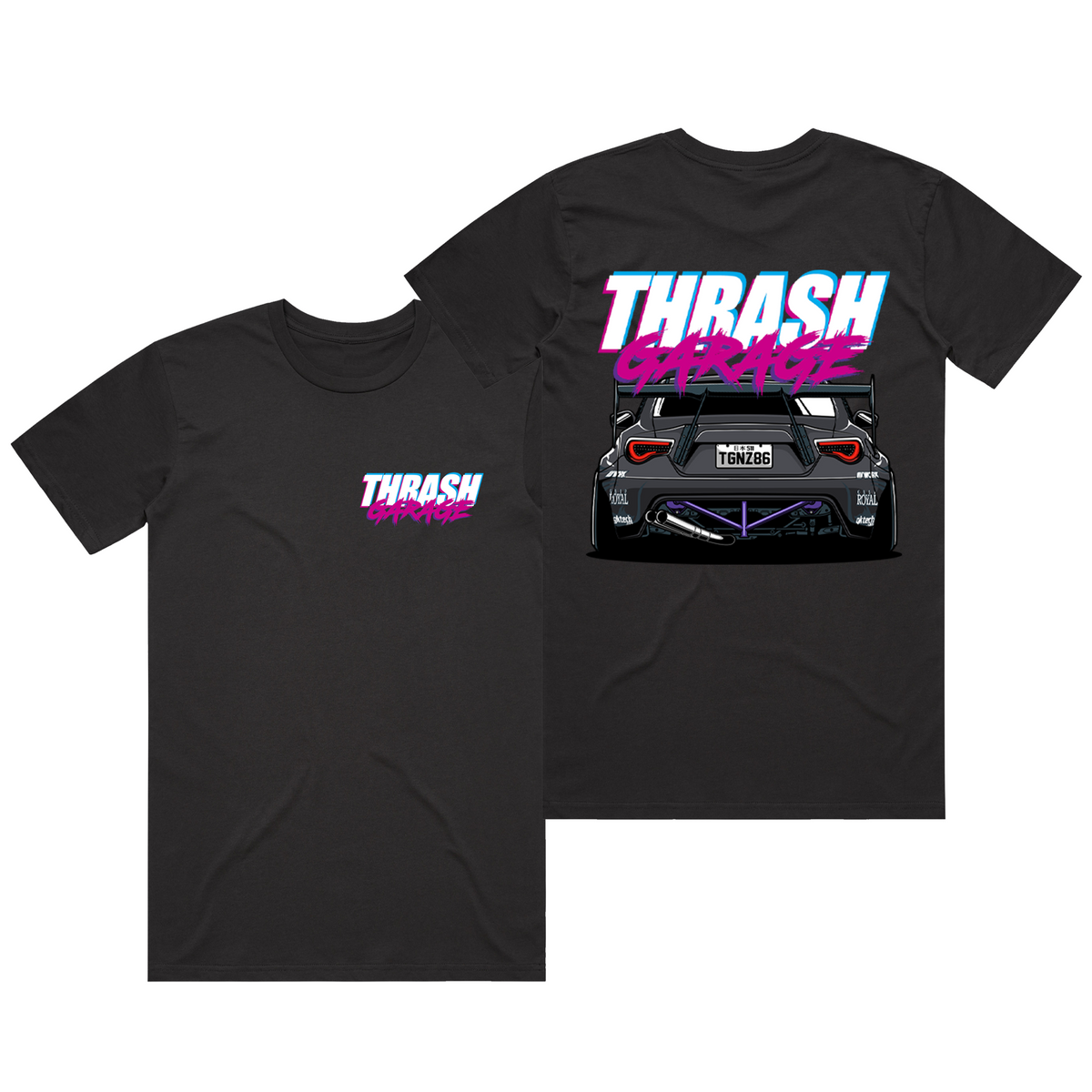 GT86 T Shirt | Coal — Thrash Garage NZ