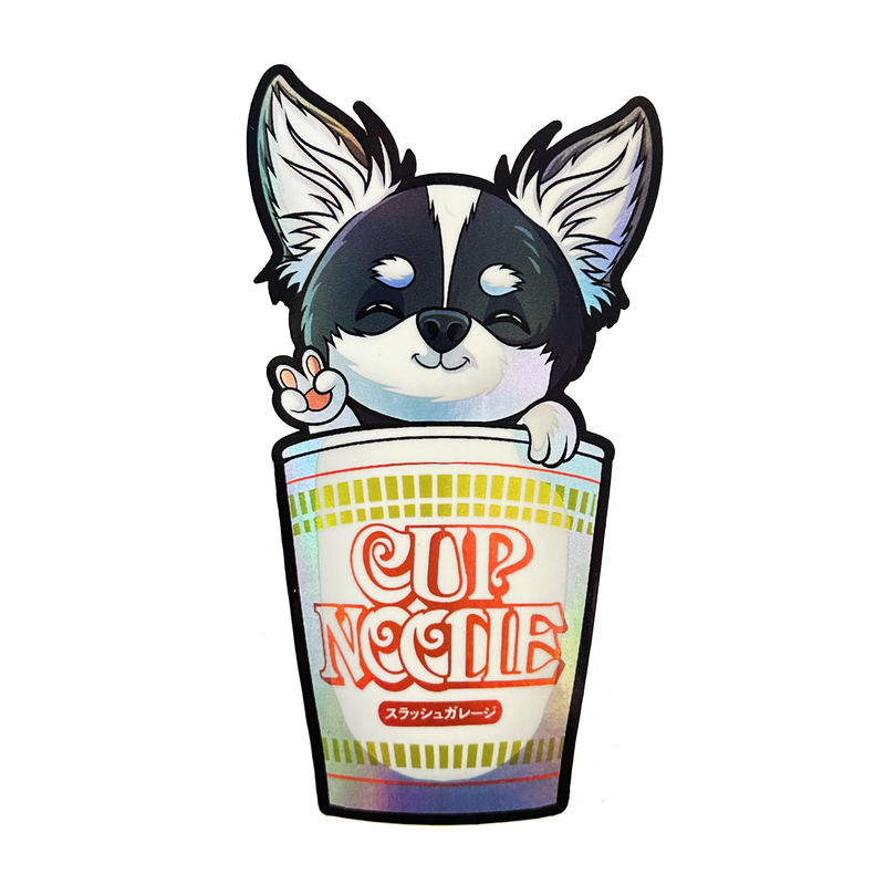 Pup Noodle Holo Decal