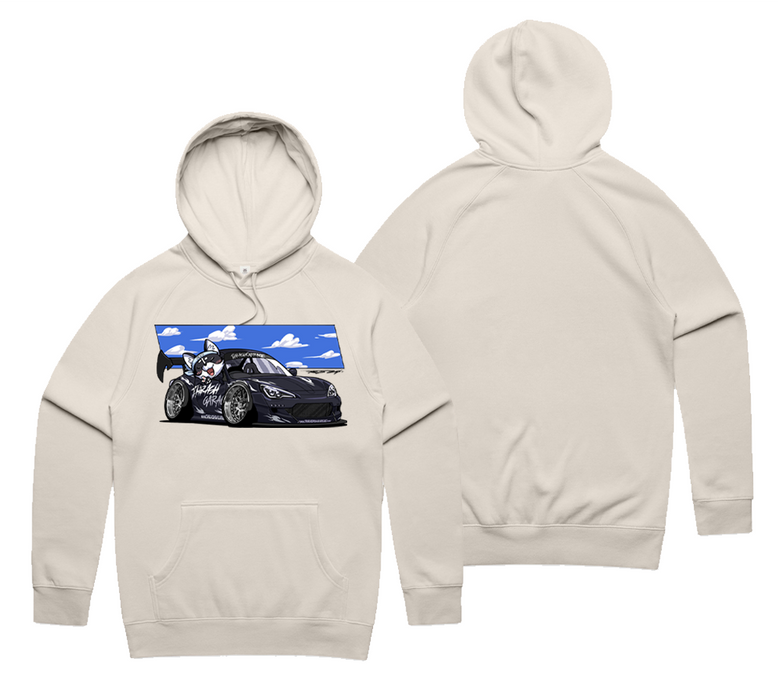 Dorifuto Buddies 86 Hoodie | Bone