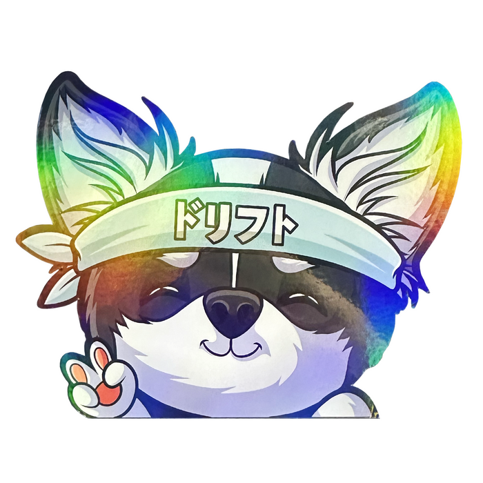 Dorifuto Buddies Holo Pup Decal