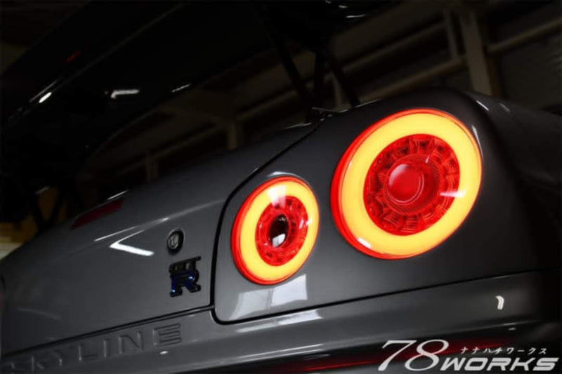 Nissan Skyline R34 Coupe V2 Fibre LED Tail Lights