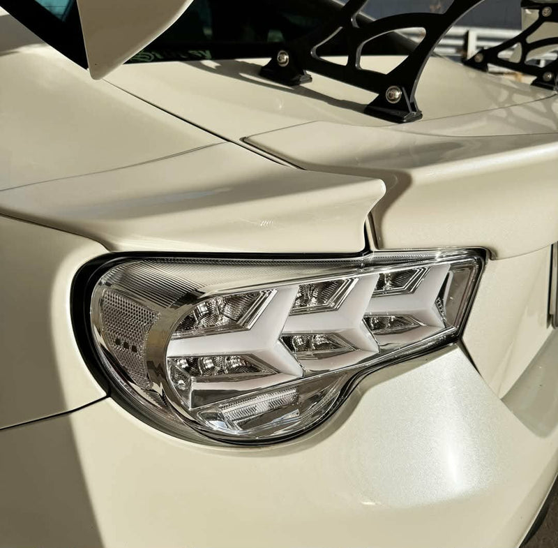Spec D Full Clear LED Tail Lights - Lambo Style - Toyota 86 / Subaru BRZ