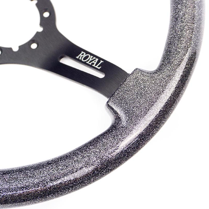 Grip Royal Silver Flake Bomb Steering Wheel