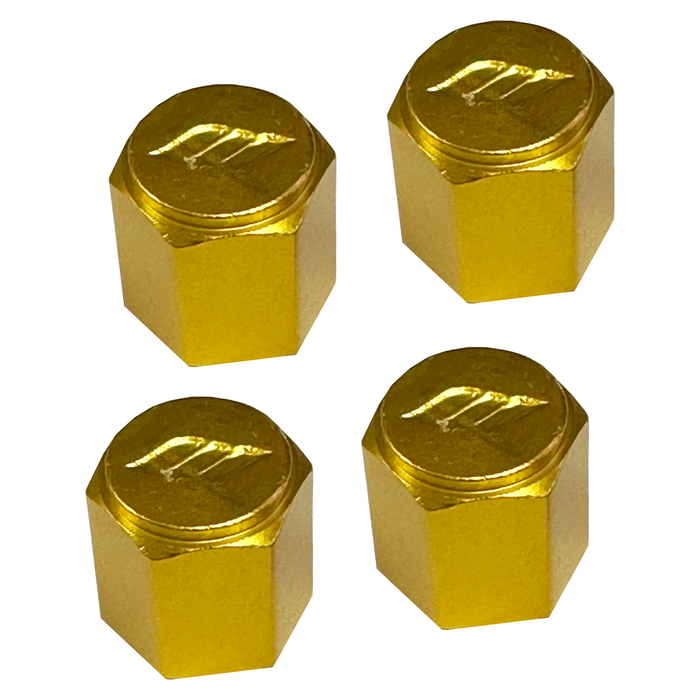 Work Wheels Air Valve Caps | Gold