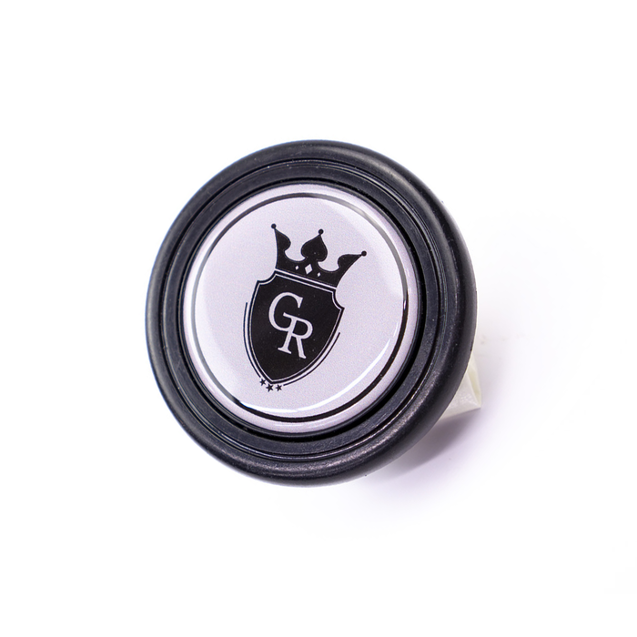 Grip Royal Grey Crest Horn Button