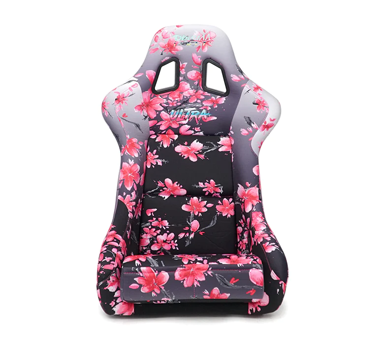 NRG x Prisma Fixed Back Bucket Seats | Ultra Sakura (PAIR)