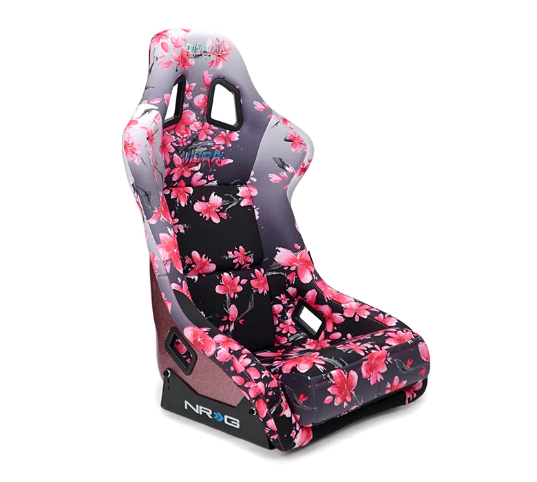 NRG x Prisma Fixed Back Bucket Seats | Ultra Sakura (PAIR)