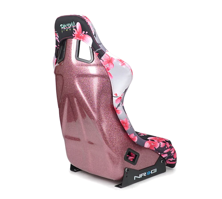 NRG x Prisma Fixed Back Bucket Seats | Ultra Sakura (PAIR)