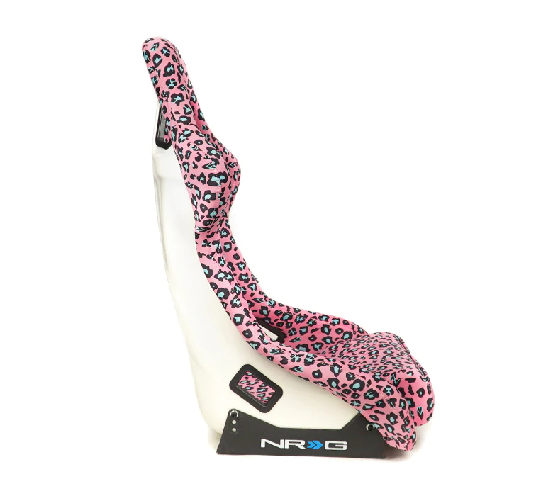 NRG x Prisma Fixed Back Bucket Seats | Savage Pink (PAIR)