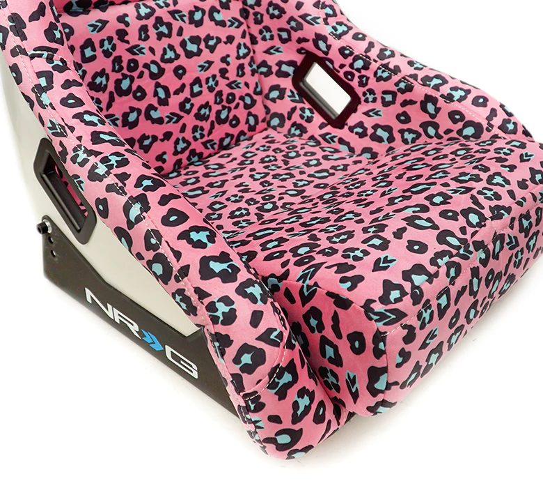 NRG x Prisma Fixed Back Bucket Seats | Savage Pink (PAIR)