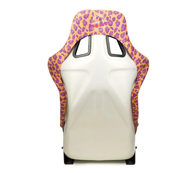 NRG Innovations PRISMA Black Vegan Leather Fixed Back Racing Seat (PRI-100BK-MIDNIGHT)