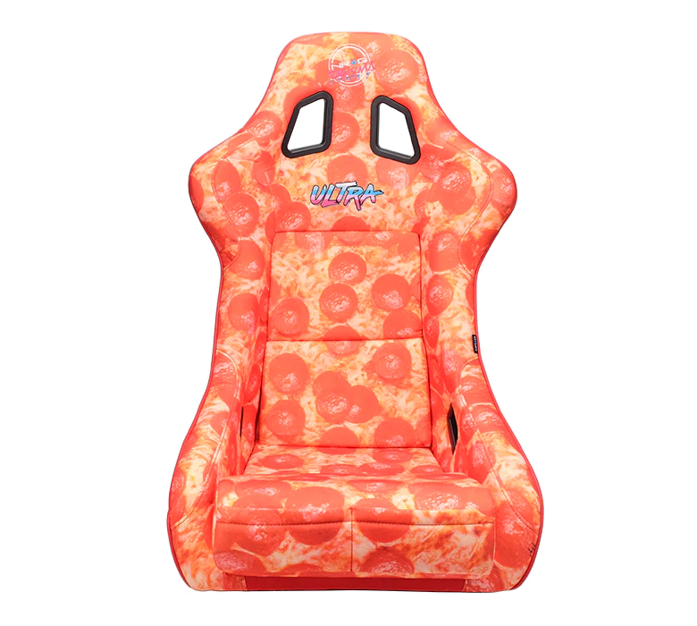 NRG x Prisma Fixed Back Bucket Seats | Ultraslice Pizza (PAIR)