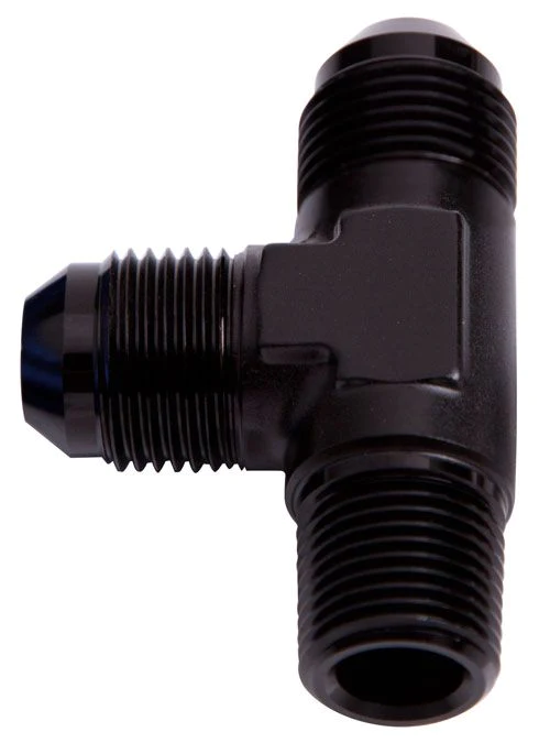 Aeroflow -3AN Tee With 1/8" NPT On Run - AF826-03BLK