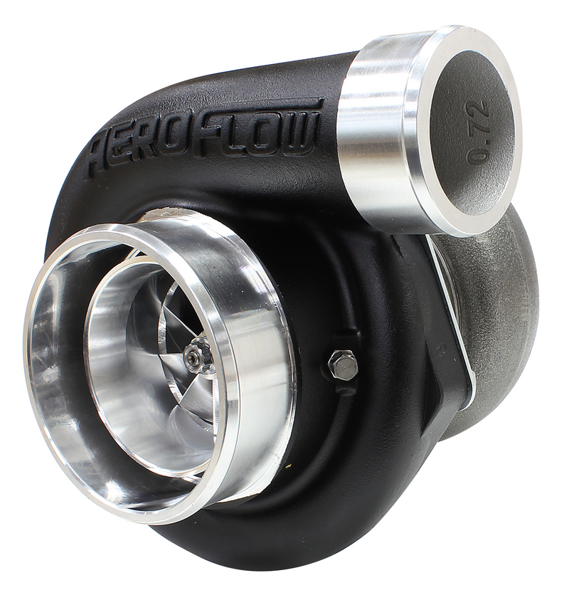 Aeroflow Boosted 6662 V-Band .83 Turbocharger - Black - AF8005-3022BLK