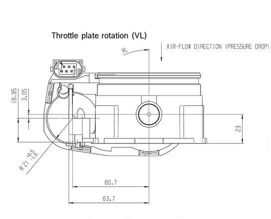 Bosch Motorsport 74mm DBW Electronic Throttle Body