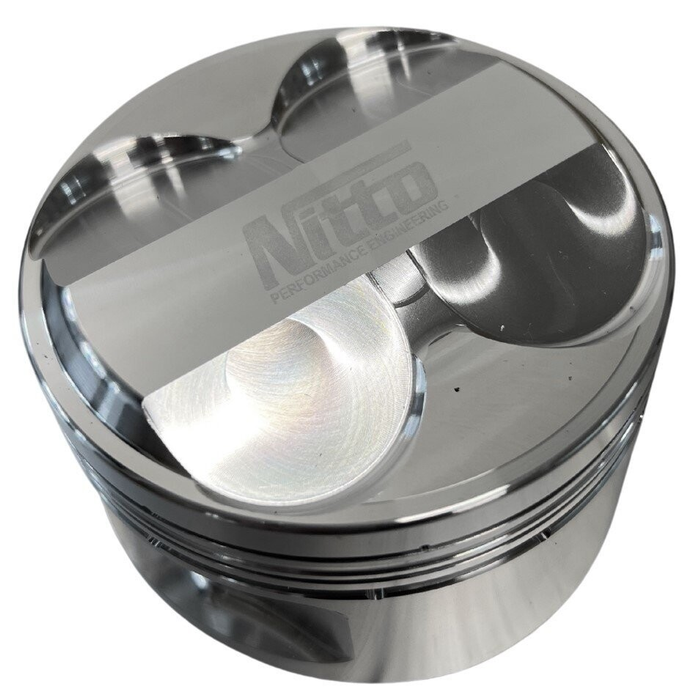 Nitto Forged Pistons - Nissan RB30 DOHC 3.2L Stroker Drag Series Pistons