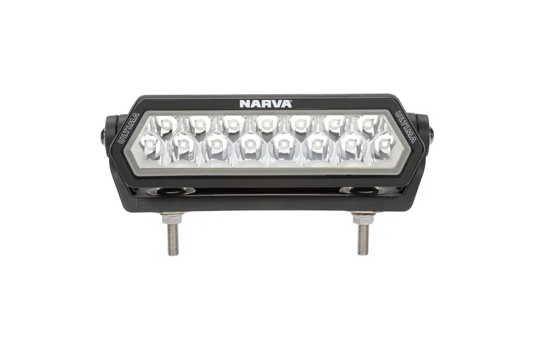 Narva 8 Inch Ultima Light Bars Long & Wide Hybrid Beam (PAIR) - 71710BK (Black)