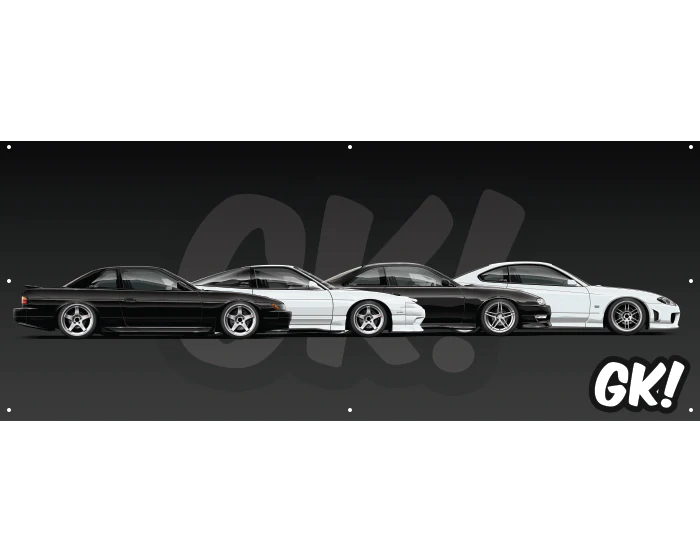 Gktech S-Chassis Garage Banner (Nobori)