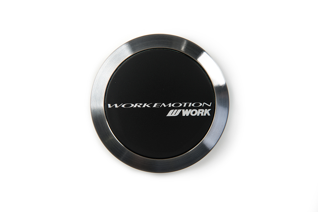 Work Emotion Centre Cap - Black & Chrome (Low Series)