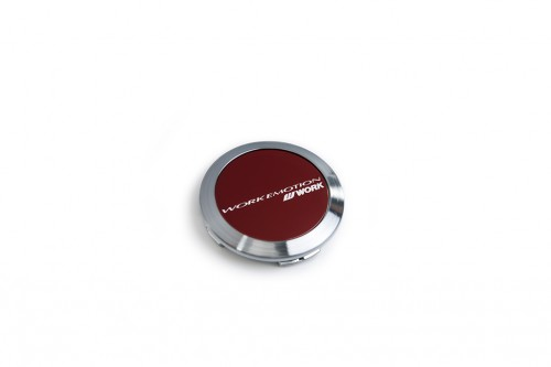 Work Emotion Centre Cap - Red & Chrome (Low Series)