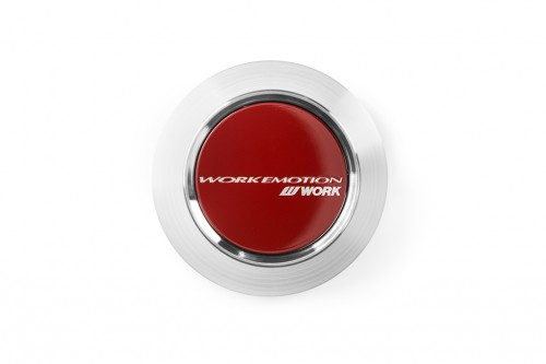 Work Emotion Centre Cap - Red & Chrome (High Series)