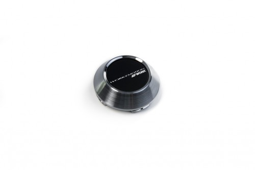 Work Emotion Centre Cap - Black & Chrome (High Series)