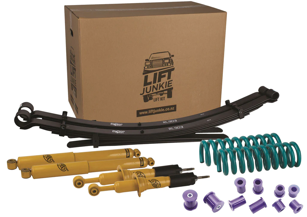 Ford Ranger PX 2" Lift Kit - Lift Junkie w/ Raw Shocks