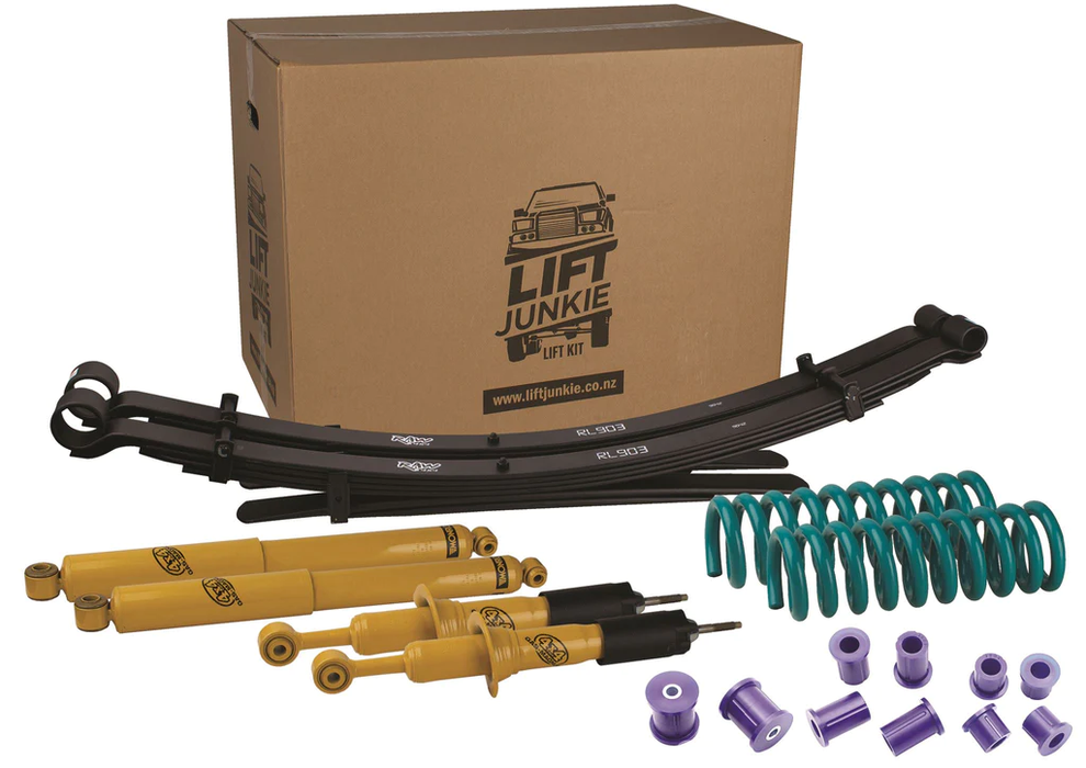 Ford Ranger PX3 2" Lift Kit - Lift Junkie w/ Raw Shocks