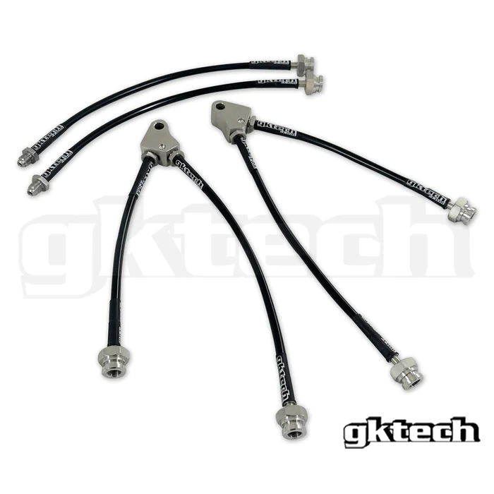 Gktech Nissan Skyline R33 Braided Brake Lines (Hardline Delete)