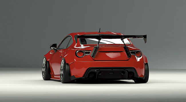 V1 Rocket Bunny Style Spoiler - Toyota 86 / Subaru BRZ