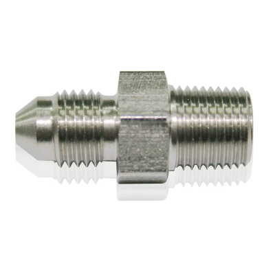Aeroflow Stainless Steel 1/8" NPT to -3AN Male Adapter