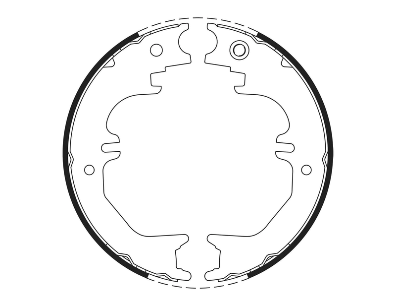 DBA Handbrake Shoes - DBAS1745 - Toyota Landcruiser 80 Series