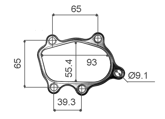 Nissan T25 Turbo Outlet Gasket - Permaseal MLSR