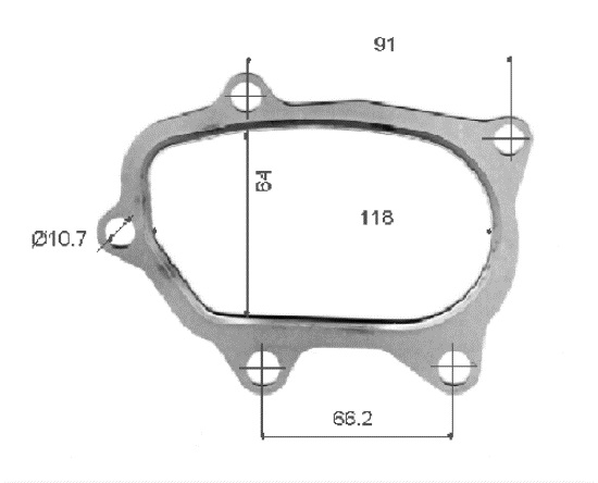 Subaru EJ20/25 Turbo Outlet Gasket - Permaseal MLSR