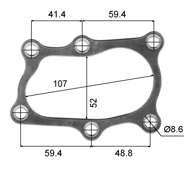 Nissan RB/VG Turbo Outlet Gasket - Permaseal MLSR