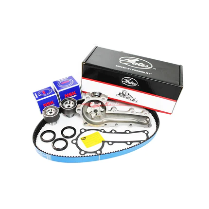 Nissan RB Series Timing Kit - W/ Gates Timing Belt + Slotted Water Pump