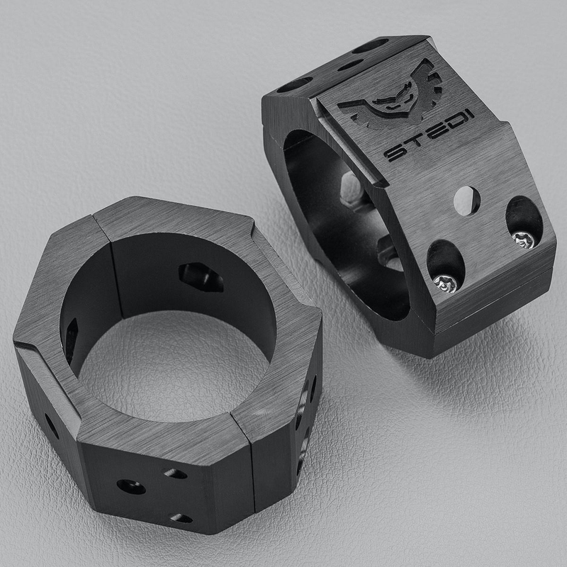 Stedi Hex Tube Brackets 60mm-66mm Diameter Aluminium