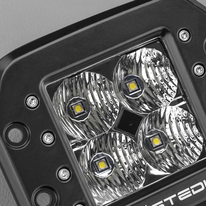 Stedi C-4 Black Edition Flush Mount 4 LED Work Light Flood Beam