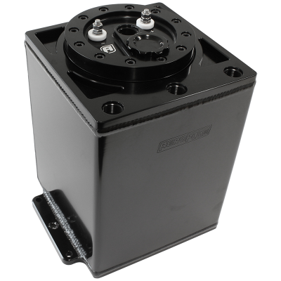 Aeroflow Triple EFI Pump Compact Surge Tank - Black - AF77-4053BLK