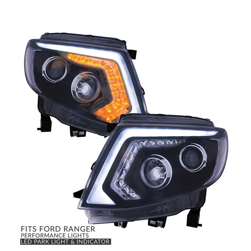 Ford Ranger PX1 2011-2015 LED Halo Headlights