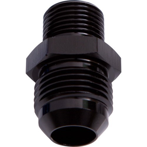 Aeroflow Metric M10x1.0mm to -4AN Adapter - AF743-04BLK