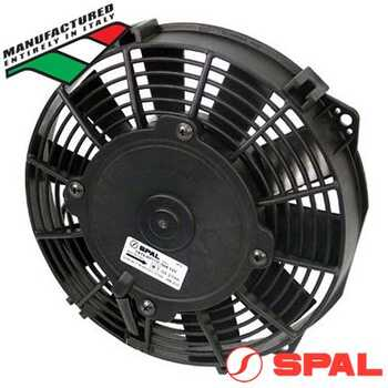 SPAL Thermo Pusher Fan - 7.5" Straight 12V - 407CFM - 6.7Amps