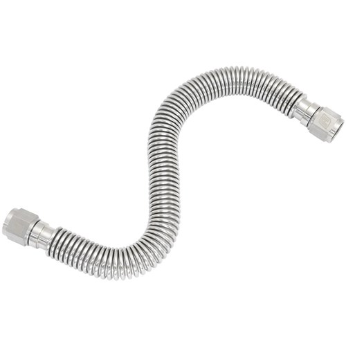Aeroflow -10AN Flexible Turbo Drain Hose Stainless Steel 400mm - AF463-34