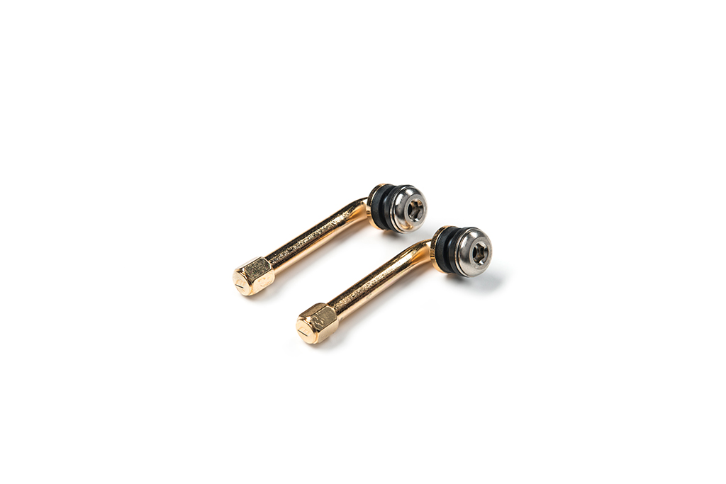 Work Wheels Valve Stems & Valve Cap - V27 Gold