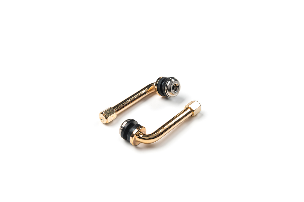 Work Wheels Valve Stems & Valve Cap - V27 Gold