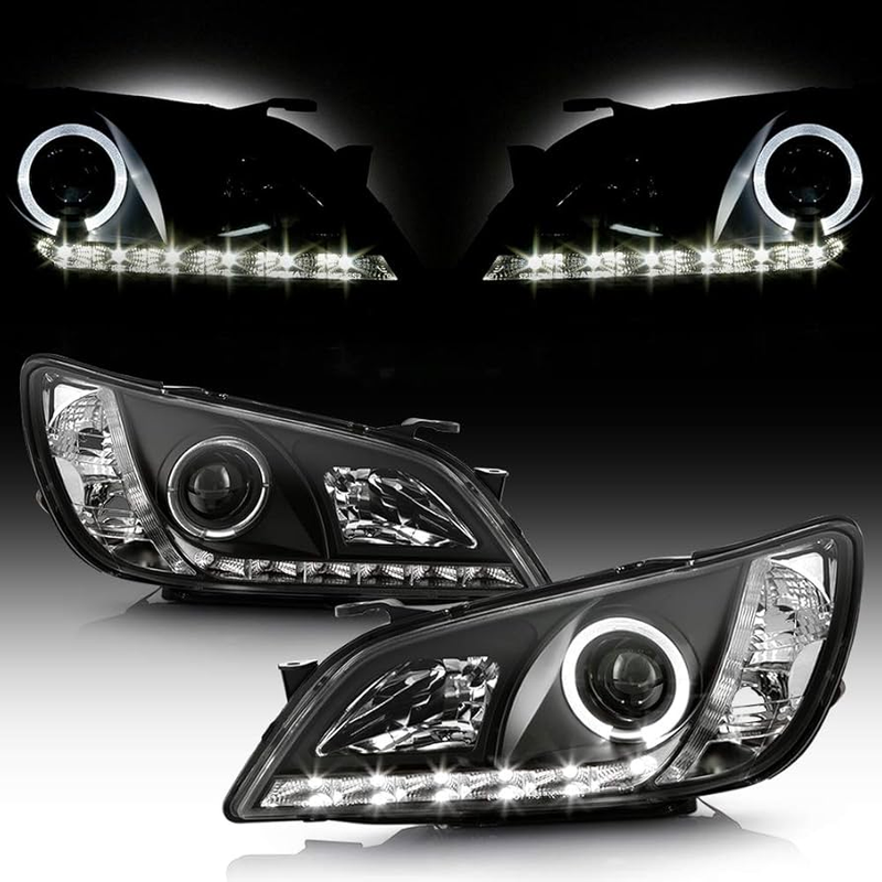 Euro Black Clear Headlights for Toyota Altezza