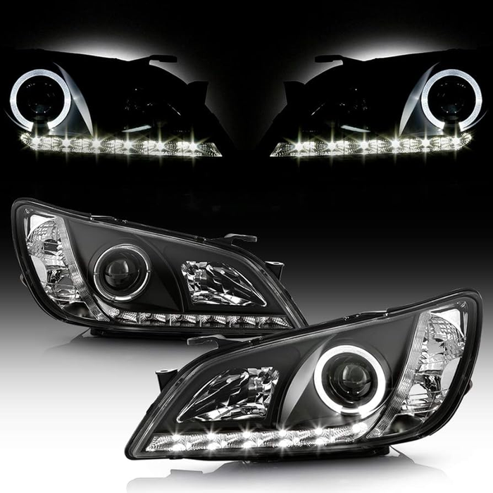 Toyota Altezza Euro Black Clear Headlights