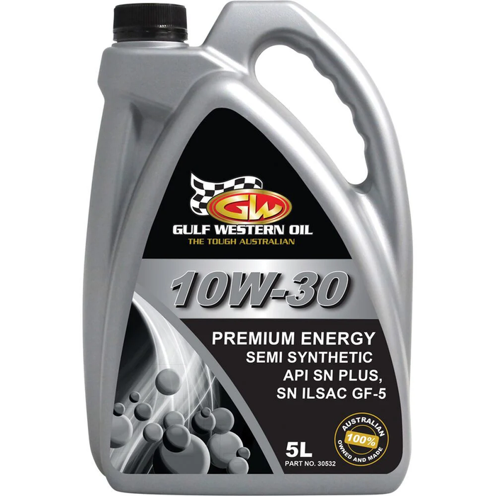 Gulf Western Premium Energy 10W30 Engine Oil - 5L