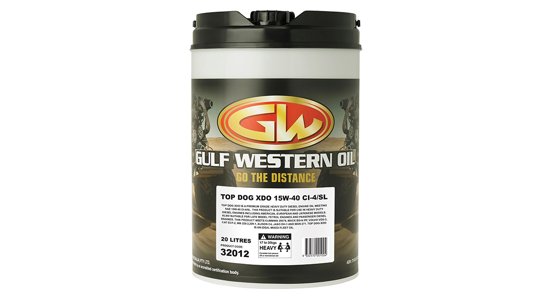 Gulf Western Top Dog XDO 15W/40 Engine Oil - 20L